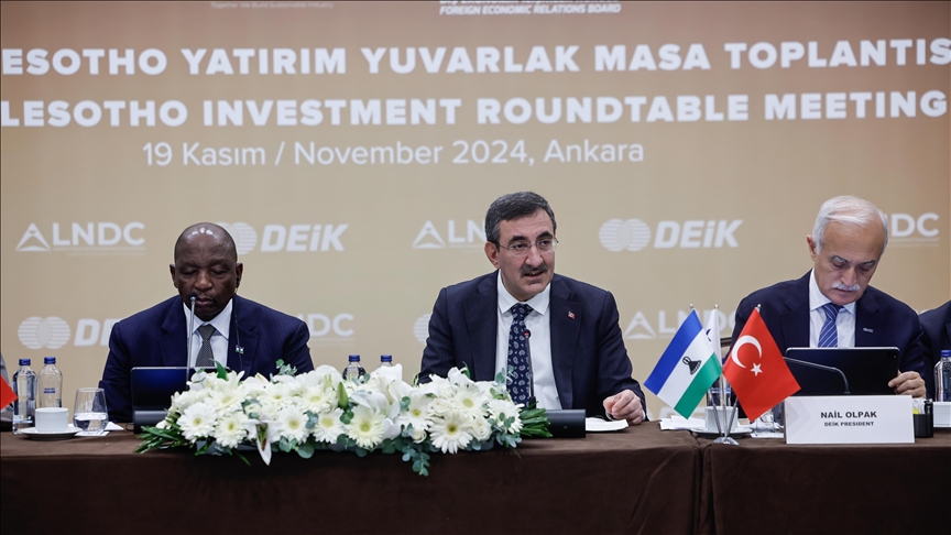 Cumhurbaşkanı Yardımcısı Yılmaz: Lesotho ile 50 milyon dolar ticaret hacmine ulaşma hedefi belirledik