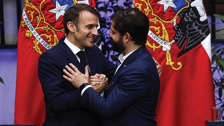 À Santiago, Emmanuel Macron vante l’accord commercial de l’UE avec le Chili