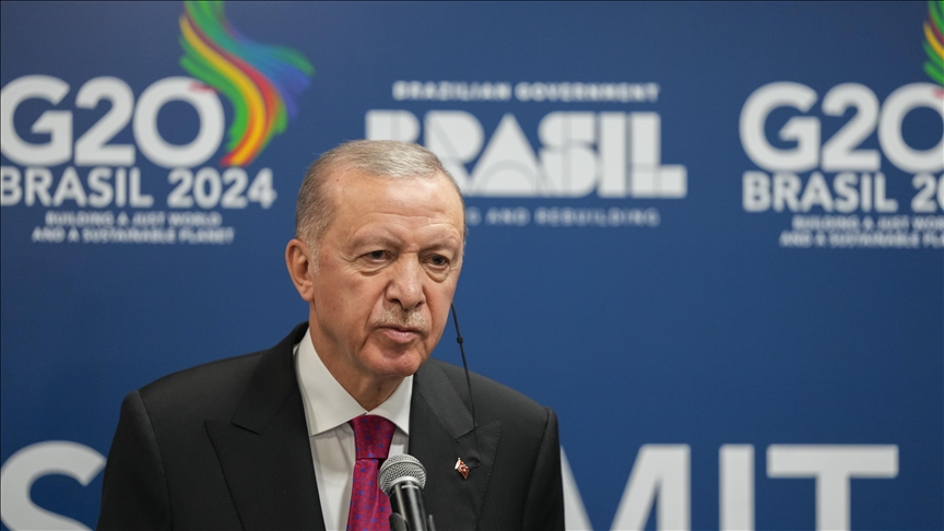 Turkish president led intense diplomatic efforts in November, focusing on Gaza war, climate change