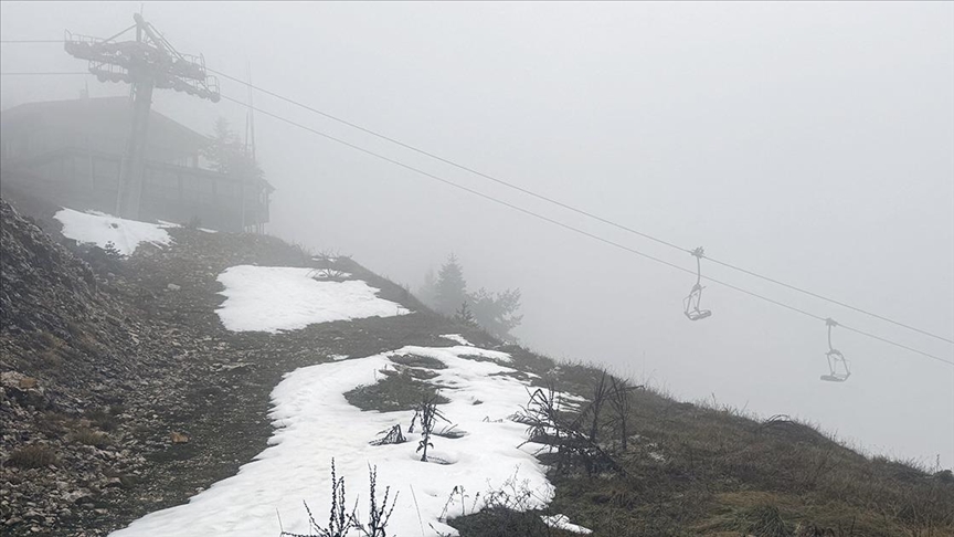 Ilgaz Dağı'nda sis etkili oldu