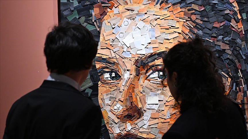 Atık ürünlerin sanat eserine dönüştüğü "0 Zero Point" sergisi açıldı