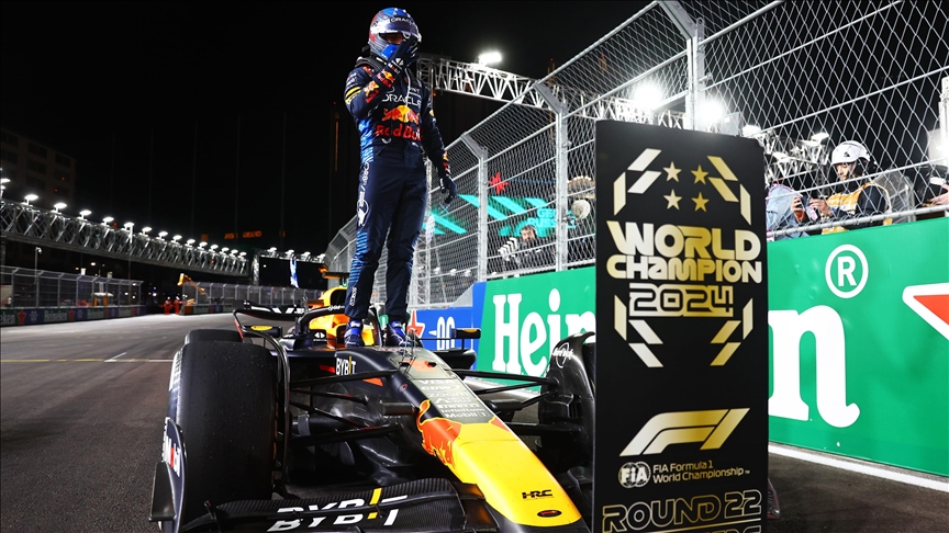 Red Bull's Dutch driver Max Verstappen wins 2024 Formula 1 world title in Las Vegas
