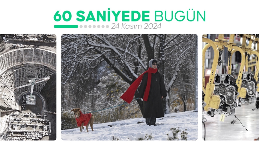 60 saniyede bugün (24 Kasım 2024)