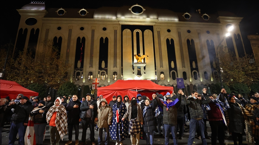 В Грузии протестуют против итогов выборов