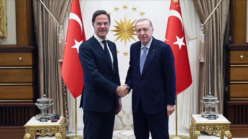 Presidenti Erdoğan priti në takimi Sekretarin e Përgjithshëm të NATO-s Rutte