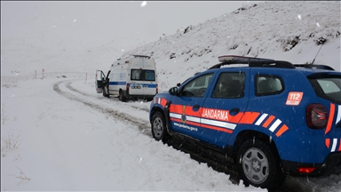 Hakkari'de kar ulaşımda aksamaya neden oldu 