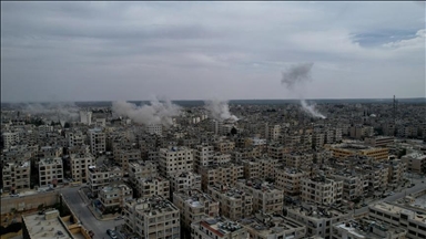 Israeli airstrikes cause property damage in central Syria's Homs