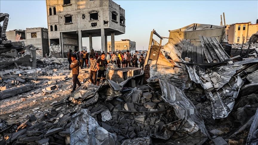 12 Palestinians killed in Israeli airstrikes on shelter for displaced, home in Gaza 12 Palestinians killed in Israeli airstrikes on shelter for displaced, home in Gaza