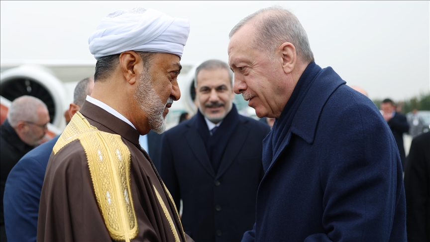 Türkiye’s President Erdogan welcomes Omani sultan in Turkish capital