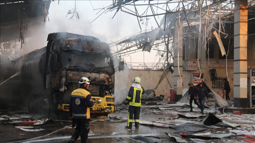 8 civilians killed in airstrikes on Idlib city center