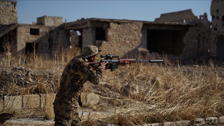 Syrian National Army cuts PKK/YPG terror group's Tel Rifaat-Manbij line by seizing Kuweires Military Airport