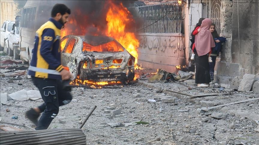 Death toll from airstrikes by Syrian regime in Idlib province rises to 16