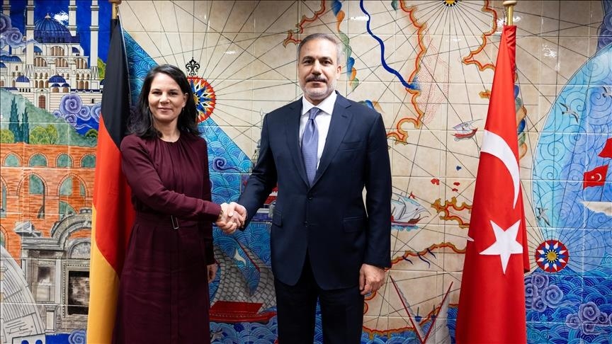 Хакан Фидан встретился с главой МИД Германии Бербок