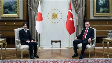 İletişim Başkanlığından Cumhurbaşkanı Erdoğan'ın Japonya Veliaht Prensi'ni kabulüne ilişkin açıklama