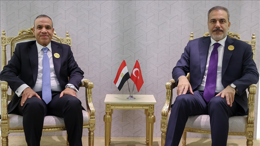 Turkish, Egyptian foreign ministers discuss Syria Turkish, Egyptian foreign ministers discuss Syria
