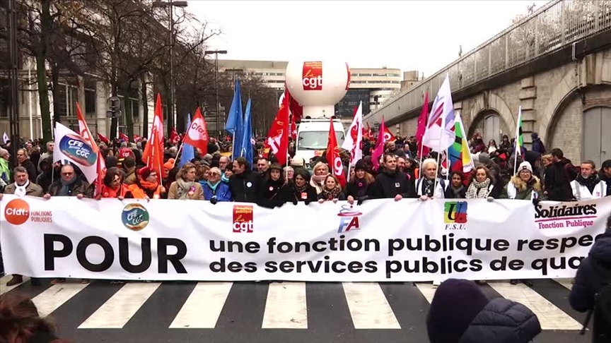 Manifestation à Paris : La fonction publique mobilisée pour le pouvoir d'achat et les services publics