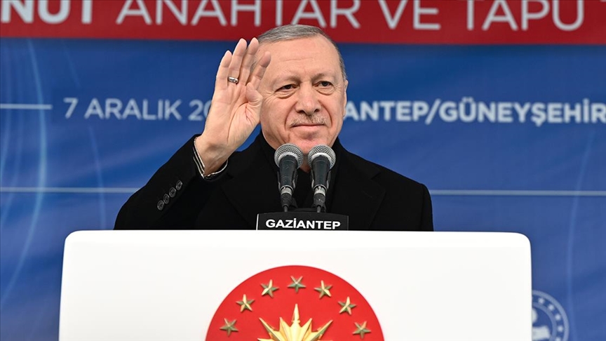 Cumhurbaşkanı Erdoğan: Anadolu'da huzur içinde yaşamak istiyorsak her alanda güçlü olmak mecburiyetindeyiz