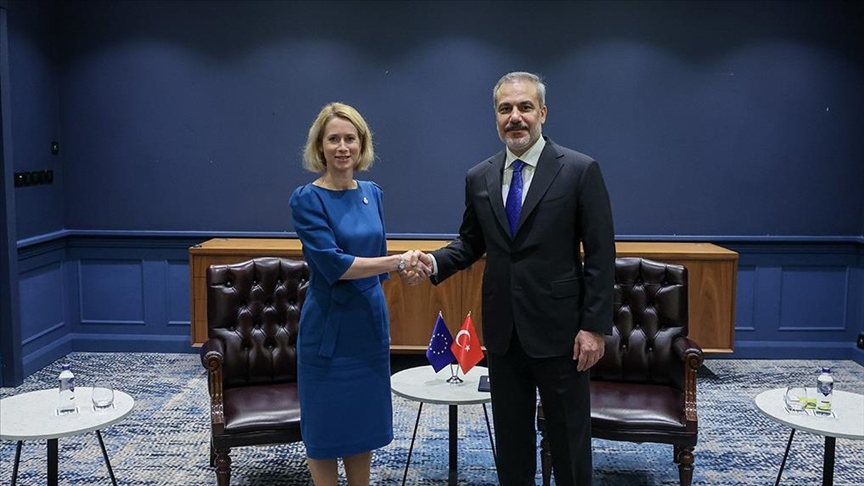 Türkiye's foreign minister discusses situation in Syria with his global counterparts