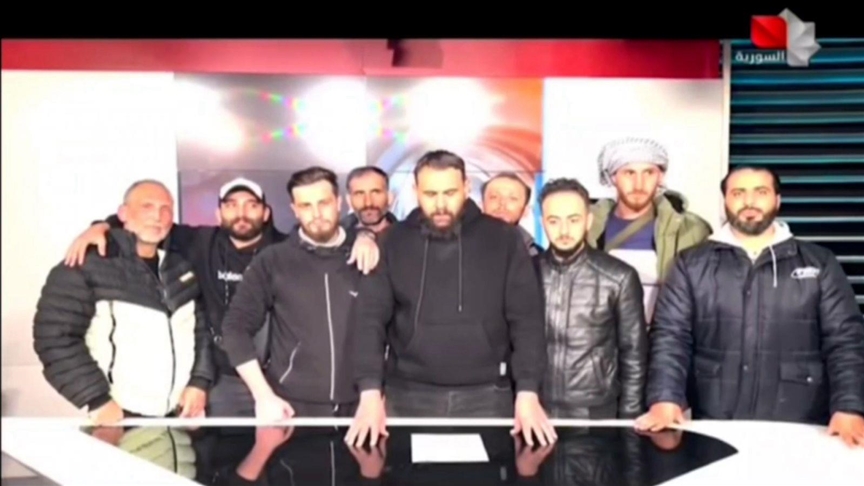 التلفزيون السوري يبث مقطعا مصورا يعلن سقوط بشار الأسد