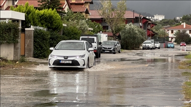 Muğla'da sağanak etkili oldu