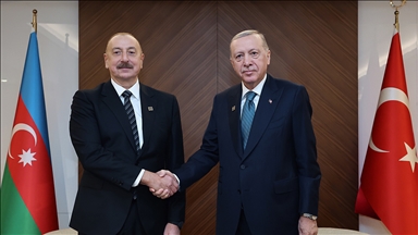 Cumhurbaşkanı Erdoğan, Azerbaycan Cumhurbaşkanı Aliyev ile görüştü