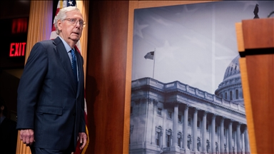 Top Senate Republican falls during meeting at US Capitol