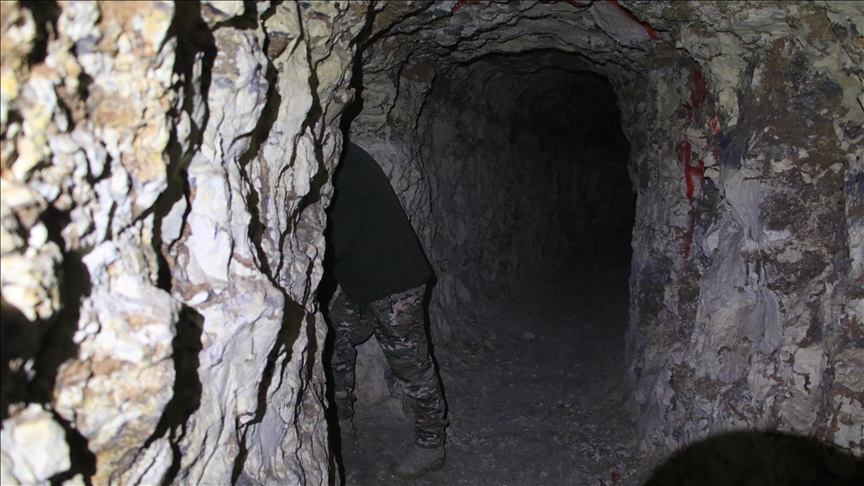 Tunnel found under school in area recently liberated from PKK/YPG terror group in northern Syria