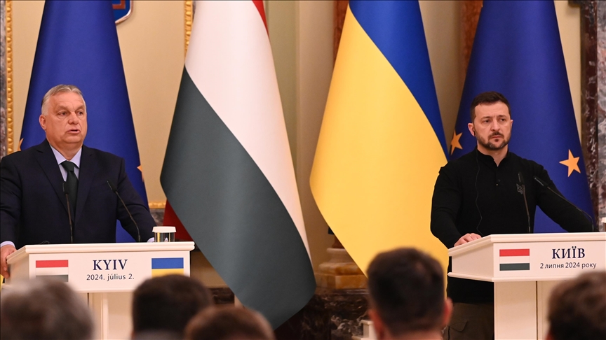 Ukrainian president, Hungarian premier exchange hot words over peace proposals, European unity