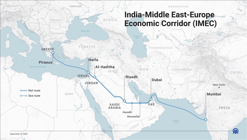 Indian premier calls for implementation of India-Middle East-Europe Corridor