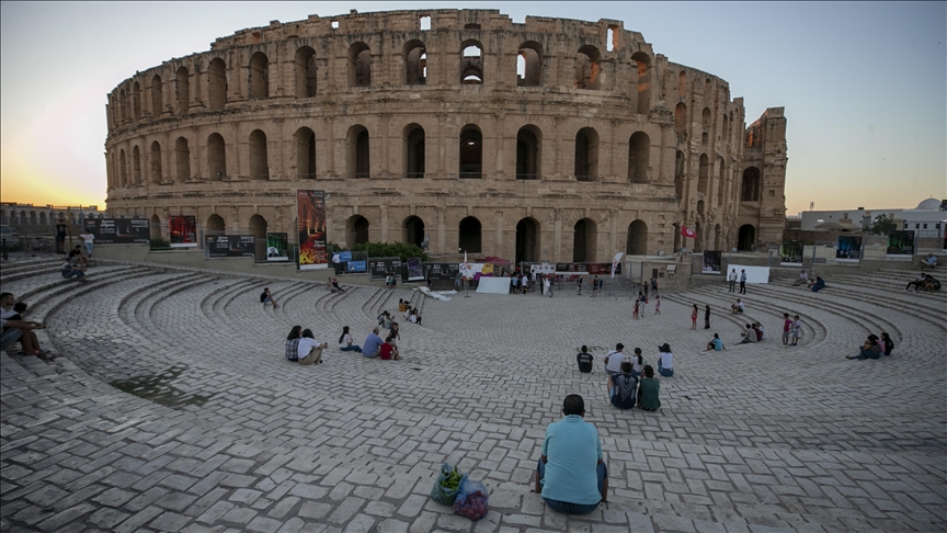 Tunisie : l’amphithéâtre de la ville d’El Jem, un vestige de l’’’Imperium romanum’’