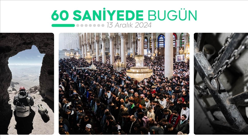 60 saniyede bugün (13 Aralık 2024)