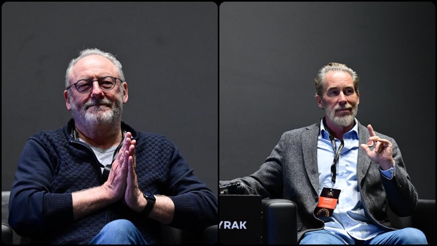 Aktör Liam Cunningham ve Sinan Albayrak, "İnsanlık Çağrısı" panelinde konuştu