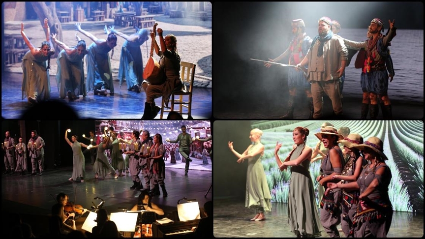 Ardahan'da 1. Anadolu Opera ve Bale Festivali kapsamında "Folklorama" müzikali sanatseverlerle buluştu