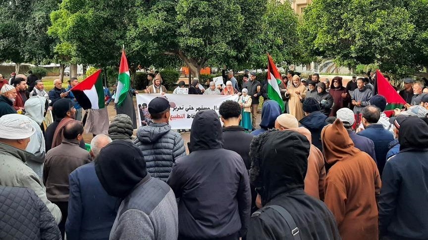 تطوان المغربية.. وقفة تندد بالإبادة الإسرائيلية في غزة