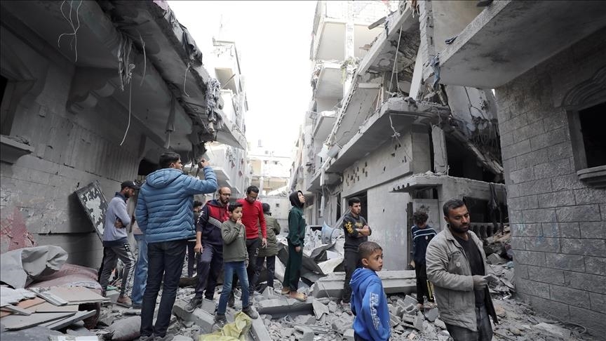 6 Palestinians killed in Israeli airstrikes on homes, shelter for displaced people in Gaza