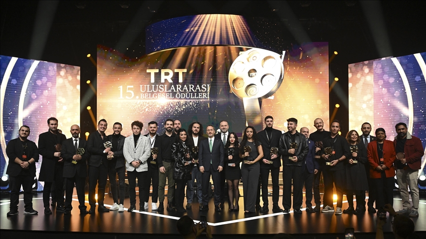"15. TRT Uluslararası Belgesel Ödülleri" verildi