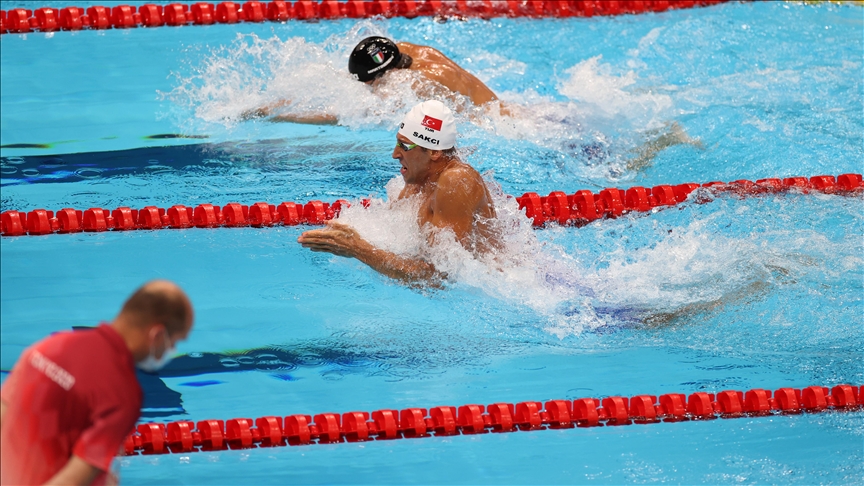 Turkish swimmer Emre Sakci ranks 2nd in world in men's 50 meters breaststroke