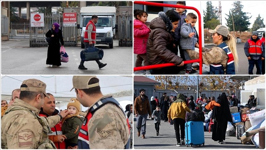 More than 7,000 Syrians return home from Türkiye after fall of Assad regime