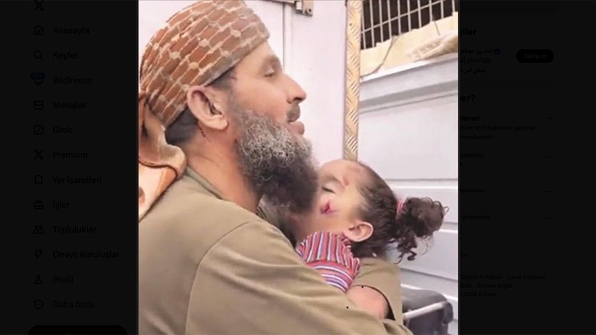 Torunu Rim'e "Ruhumun ruhu" sözleriyle veda eden Filistinli Halid dede, İsrail saldırısında hayatını kaybetti