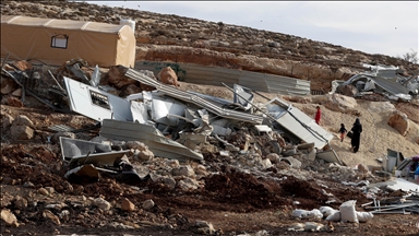 Israel demolishes dozens of Palestinian structures in occupied West Bank