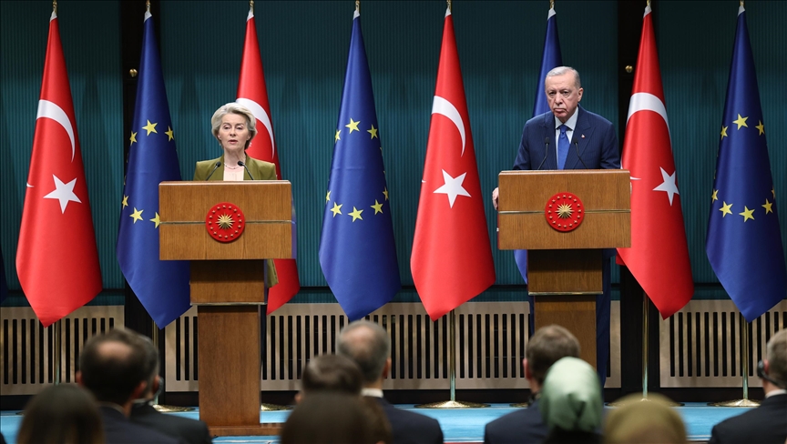 Türkiye, EU agree on need to maintain Syria’s sovereignty, ‘particularly on establishing inclusive governance’: Erdogan Türkiye, EU agree on need to maintain Syria’s sovereignty, ‘particularly on establishing inclusive governance’: Erdogan