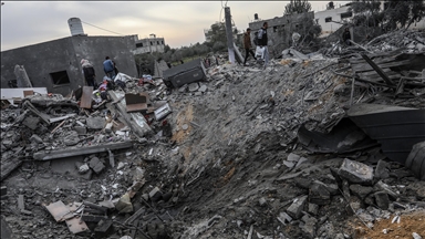 Stray dogs mauling bodies of lifeless Palestinians in northern Gaza amid Israeli assault, video shows