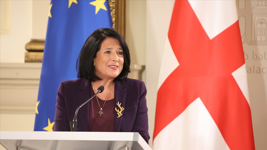 Gürcistan Cumhurbaşkanı Zurabişvili, AB'yi ülkesindeki gidişat karşısında nüfuzunu kullanmaya çağırdı