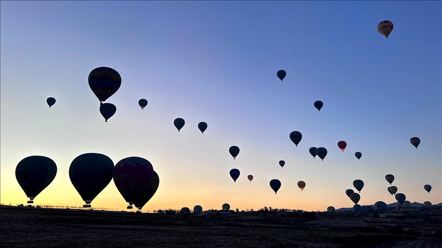 Kapadokya'da balonlar bir hafta sonra gökyüzünde