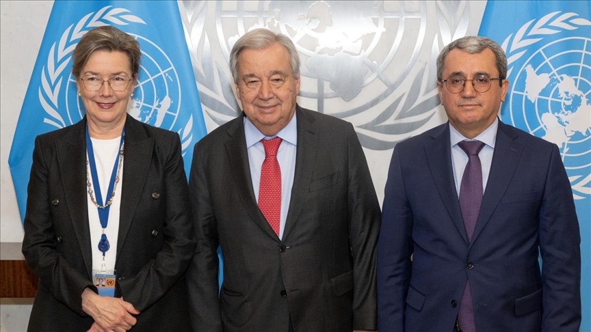 Türkiye'nin BM Daimi Temsilcisi Yıldız ve Finlandiyalı mevkidaşı Kalkku, Guterres'le görüştü