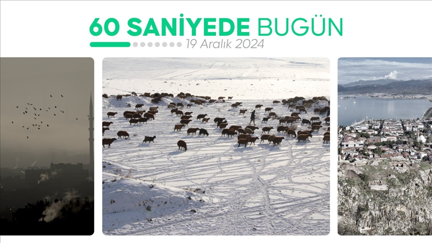 60 saniyede bugün (19 Aralık 2024)