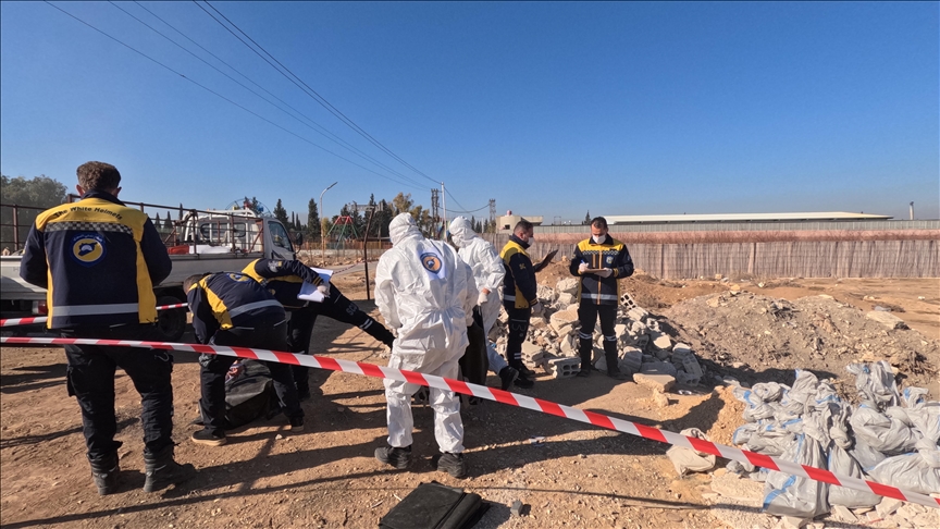 Syrian Civil Defense warns against mishandling of mass graves