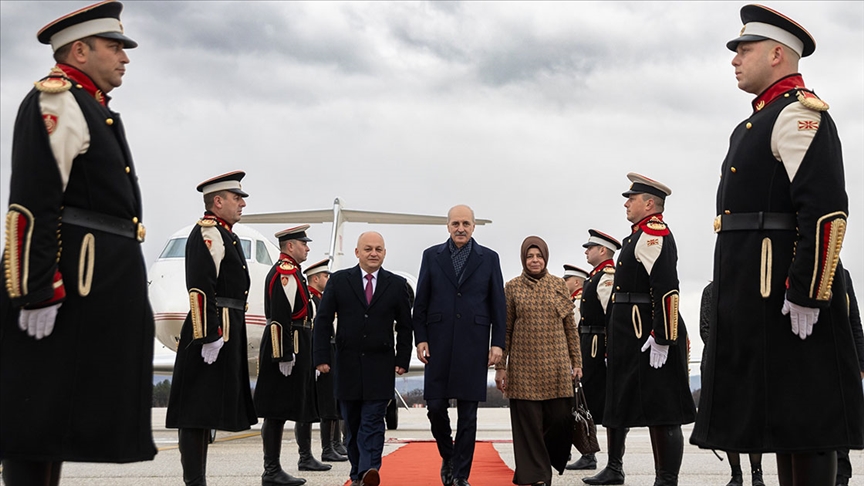 TBMM Başkanı Kurtulmuş, Kuzey Makedonya'da