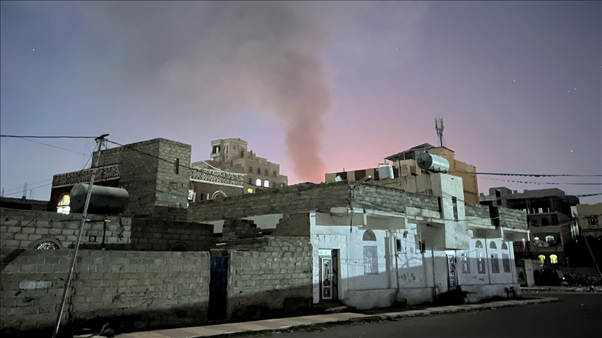 Houthis report UK-US airstrikes target Yemeni capital of Sanaa