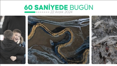 60 saniyede bugün (22 Aralık 2024)